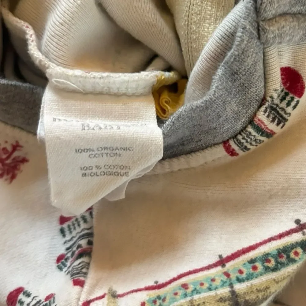 Burts Bees Organic Cotton Pajama Bundle NB 0-3 Months and 12 Months